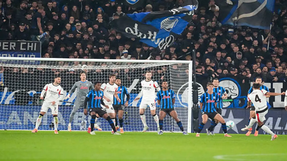 بازیکن تازه‌وارد میلان مانع شکست این تیم در برابر آتالانتا شد!