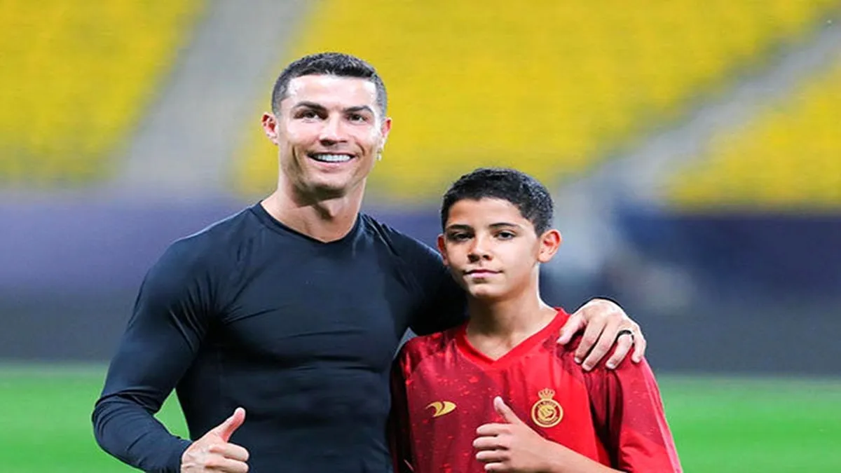 پسر رونالدو هدیه پدرش را رونمایی کرد!